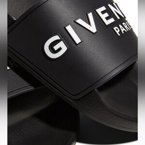 Logo Rubber Sandal Slide